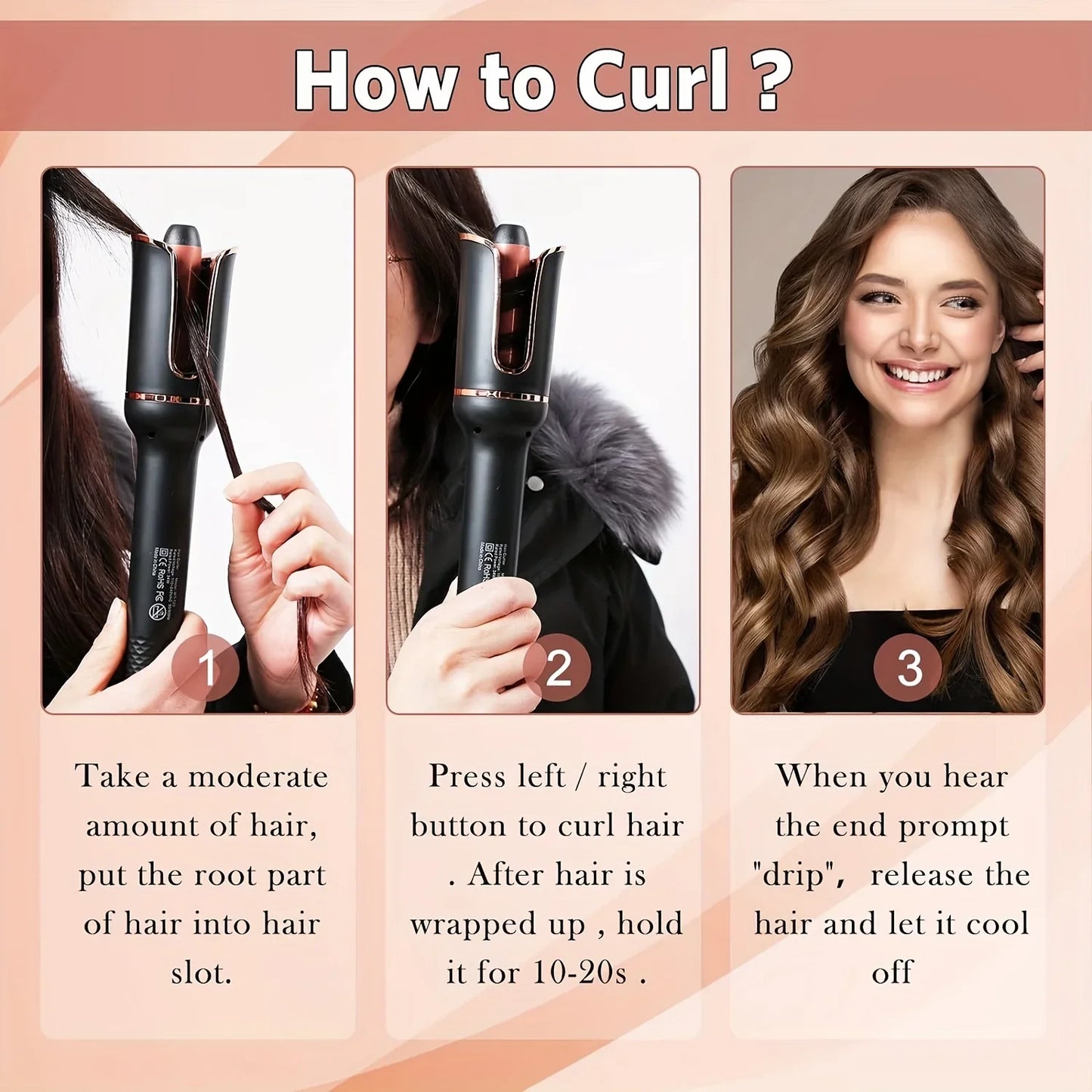 Automatic Hair Curler Wand