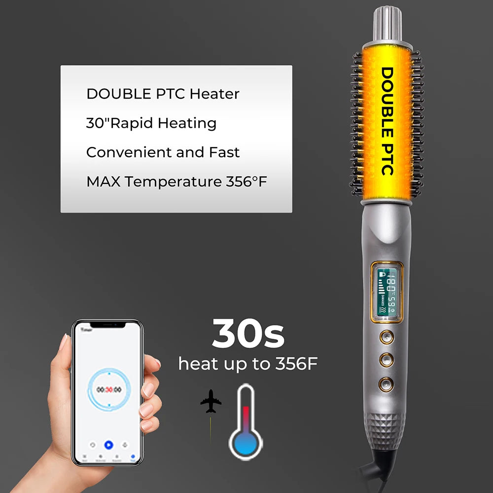 Heated Curling Styling Brush