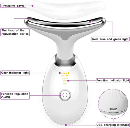 LED Skin Rejuvenation Massager